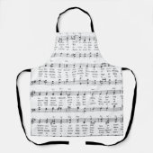 kerstcadeaus voor muziek schort (Voorkant)