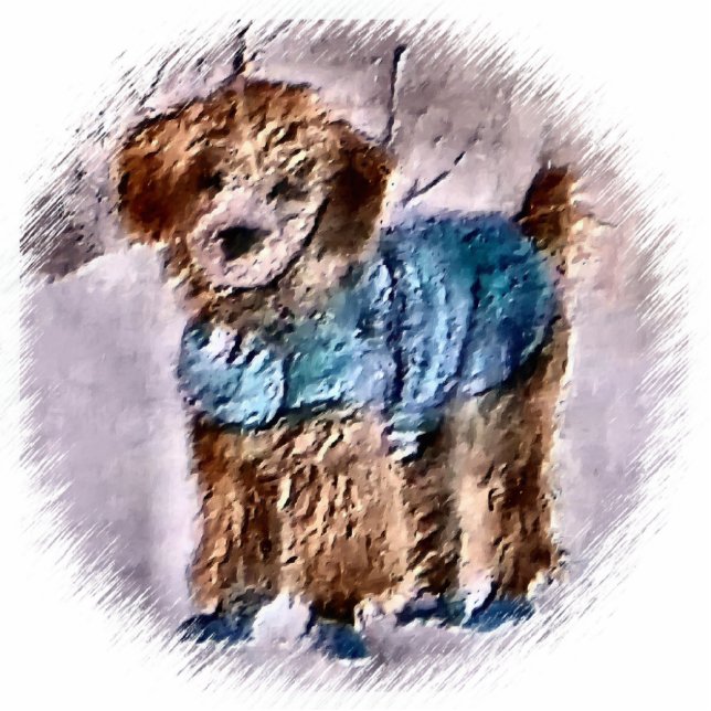 Kerstcadeaus voor Poodles Ornament Fotobeeldje Ornament (Voorkant)