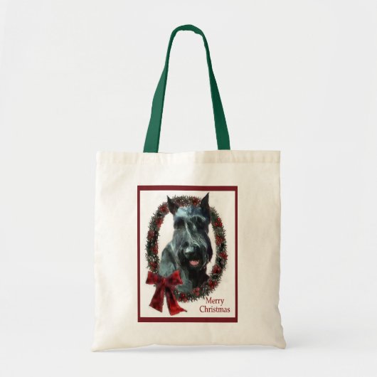 Kerstcadeaus voor Reuzenschnauzers Tote Bag (Voorkant)