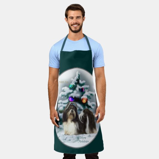Kerstcadeaus voor Shih Tzu Schort (Gedragen)
