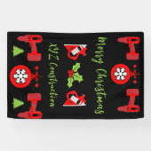 Kerstcadeaus voor thuisverbetering spandoek (Horizontaal)
