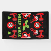 Kerstcadeaus voor thuisverbetering spandoek (Horizontaal)