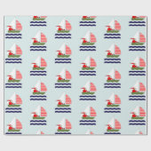 Kerstcadeaus voor zeilers cadeaupapier (Vlak)