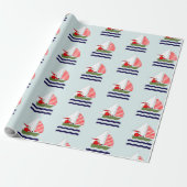 Kerstcadeaus voor zeilers cadeaupapier (Uitgerold)