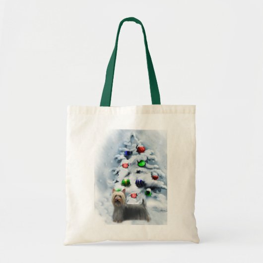 Kerstcadeaus voor Zijde Terriërs Tote Bag (Voorkant)