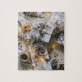 Kerstcadeaus Witte Legpuzzel (Verticaal)