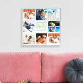 kerstcadeauserie Foto Collage Canvas afdrukken (Insitu (Woonkamer))