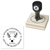 Kerstcadeauservice Funny aanpasbaar Rubberstempel (Gestempeld)