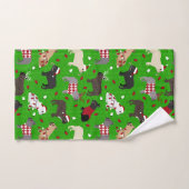 kerstcadeauset met bulledog Bath Bad Handdoek (Handdoek)