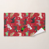 kerstcadeauset met bulledog Bath Bad Handdoek (Handdoek)