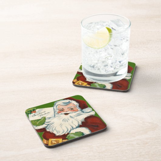 kerstcadeauset van kurkOnderzetters Drankjes Onderzetter (Rechterzijde)