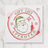 kerstcadeauslijst voor kerstcadeautjes voor de ker bedankjes labels (Achterkant)