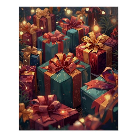 Kerstcadeausposter Perfect Poster (Voorkant)