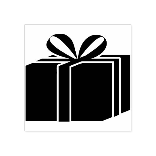 kerstcadeaustempel rubberstempel (Afrduk)