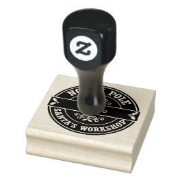 kerstcadeaustempel voor Santa Mail Rubberstempel