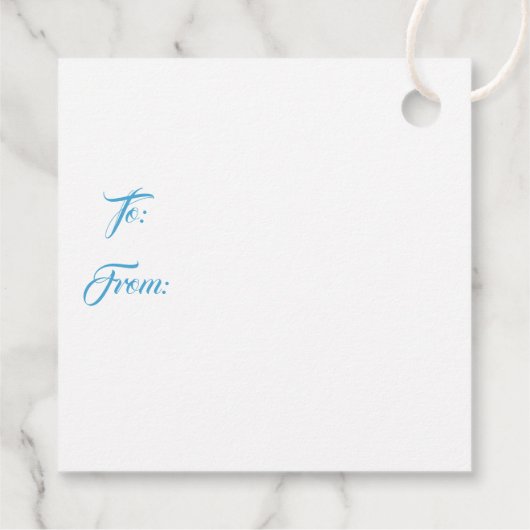 Kerstcadeautag Bedankjes Labels (Achterkant)