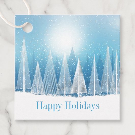 Kerstcadeautag Bedankjes Labels (Voorkant)