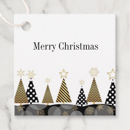 Kerstcadeautag Bedankjes Labels (Voorkant)