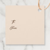 Kerstcadeautag Bedankjes Labels (Achterkant)