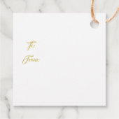 Kerstcadeautag Bedankjes Labels (Achterkant)