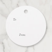 Kerstcadeautag Bedankjes Labels (Achterkant)