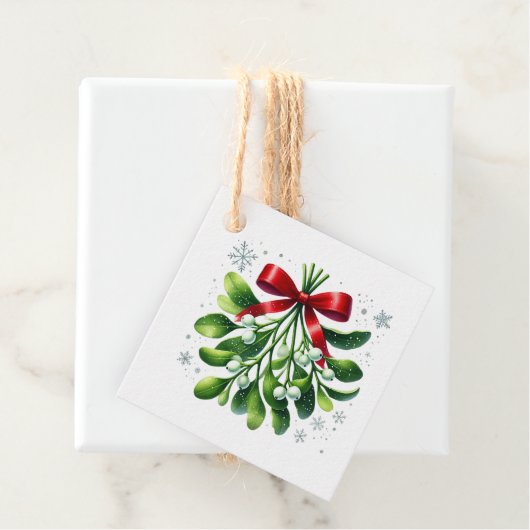 Kerstcadeautag Bedankjes Labels (In situ)
