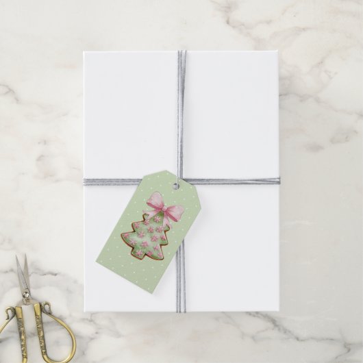 Kerstcadeautag Cadeaulabel (Met Touw)