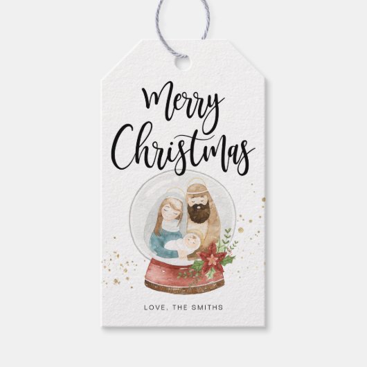 Kerstcadeautag Cadeaulabel (Voorkant)