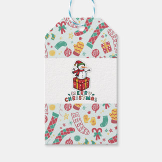 Kerstcadeautag Cadeaulabel
