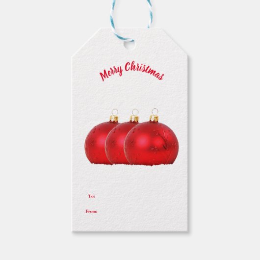 Kerstcadeautag Cadeaulabel (Voorkant)