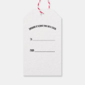 Kerstcadeautag Cadeaulabel (Achterkant)
