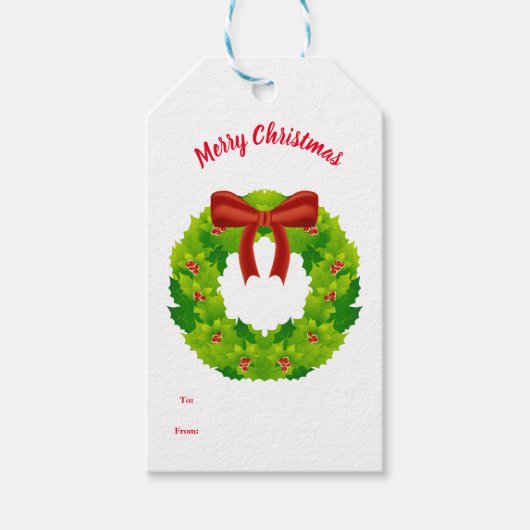 Kerstcadeautag Cadeaulabel (Voorkant)