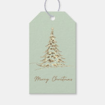 Kerstcadeautag | Elegante Kerstboom