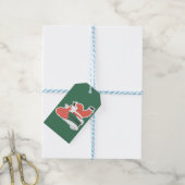 Kerstcadeautag – Festief Cadeaulabel (Met Touw)