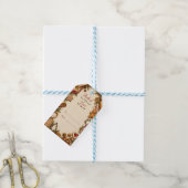 Kerstcadeautag 'Gebakken met Liefde' Cadeaulabel (Met Touw)