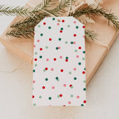 Kerstcadeautag 'hete choco en pluizige sokken' cadeaulabel