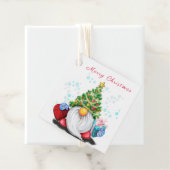 Kerstcadeautag Kabouter Bedankjes Labels (In situ)