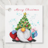 Kerstcadeautag Kabouter Bedankjes Labels (Voorkant)