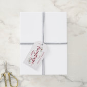 Kerstcadeautag Kerst Ivaria Groen Cadeaulabel (Met Touw)