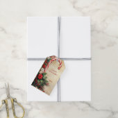 Kerstcadeautag met Suikerbrood Cadeaulabel (Met Touw)