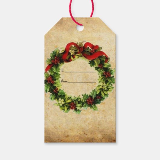  kerstcadeautags cadeaulabel (Voorkant)
