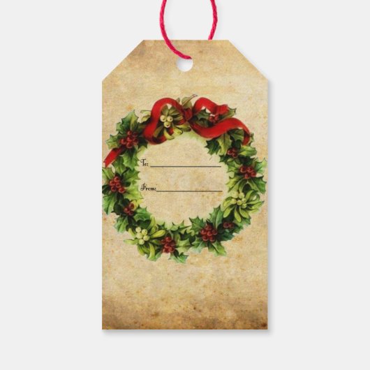  kerstcadeautags cadeaulabel (Achterkant)
