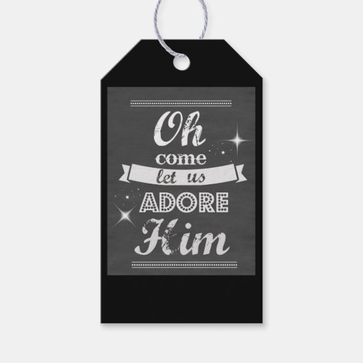 kerstcadeautags/kerstcadeaukaart Art Cadeaulabel (Voorkant)