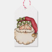Kerstcadeautags - Kerstman Cadeaulabel (Voorkant)