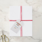 Kerstcadeautags met Baking Spirits Bright Cadeaulabel (Met Touw)