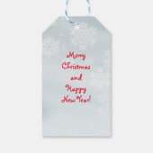 Kerstcadeautags met ijsbeer en kitten cadeaulabel (Achterkant)