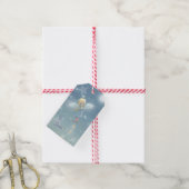 Kerstcadeautags met ster engel ontwerp cadeaulabel (Met Touw)