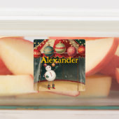 Kerstcadeautags met vintagecircusthema labels (Aangebracht)