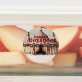 Kerstcadeautags met vintagecircusthema labels (Aangebracht)