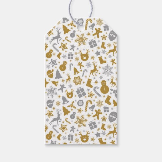 kerstcadeautags - Moderne ontbijtkoek Cadeaulabel (Voorkant)